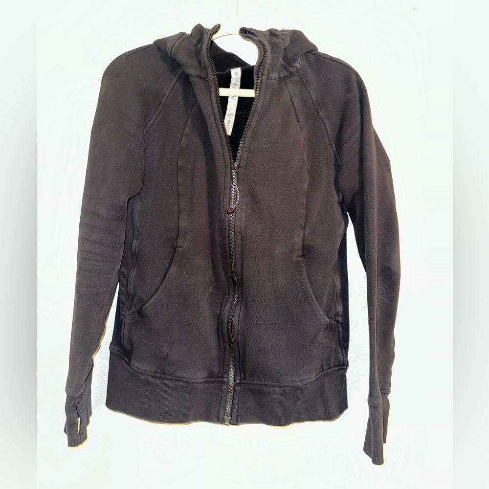 Lululemon Athletica Black Scuba Zip-Up Jacket